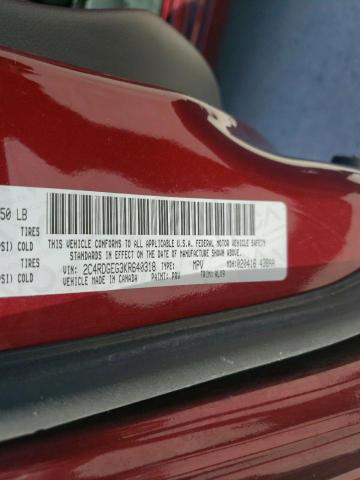 Photo 10 from auction – 2019 DODGE GRAND CARA with VIN 2C4RDGEG3KR640318