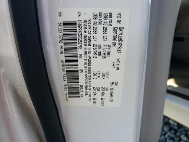Photo 10 from auction – 2007 DODGE GRAND CARA with VIN 1D4GP24E57B251786