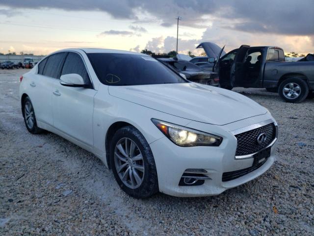 INFINITI Q50 BASE 2014 with VIN JN1BV7AR0EM707716 - Photo from auction