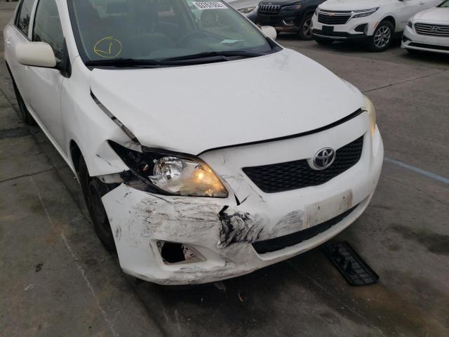 Photo 9 from auction – 2009 TOYOTA COROLLA BA with VIN JTDBL40E499057443