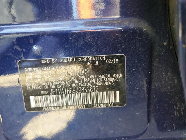 Photo 10 from auction – 2018 SUBARU WRX LIMITE with VIN JF1VA1H69J9833672
