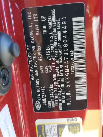 Photo 10 from auction – 2012 KIA OPTIMA LX with VIN 5XXGM4A79CG044491