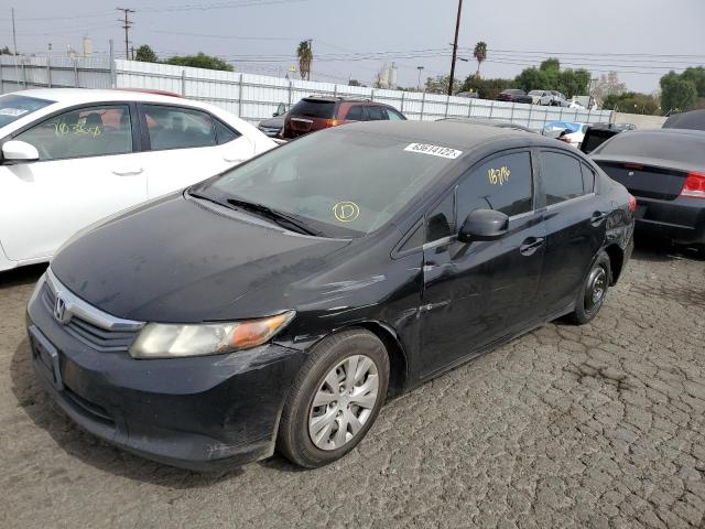 Photo 2 from auction – 2012 HONDA CIVIC LX with VIN 19XFB2F5XCE374050