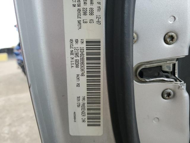 Photo 10 from auction – 2008 DODGE CALIBER with VIN 1B3HB28B98D630748