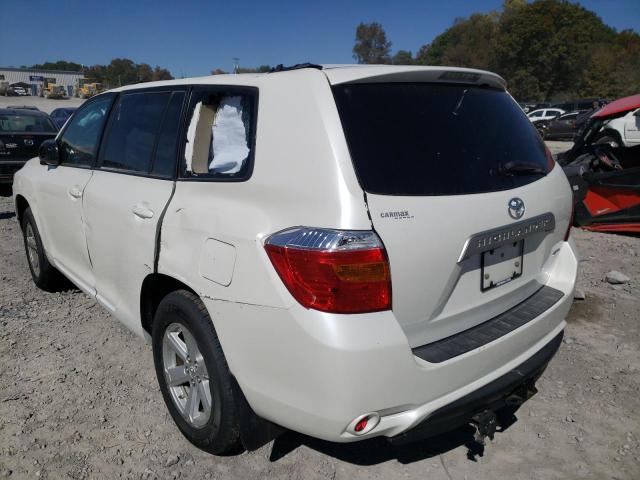 Photo 3 from auction – 2010 TOYOTA HIGHLANDER with VIN 5TDJK3EH7AS009436