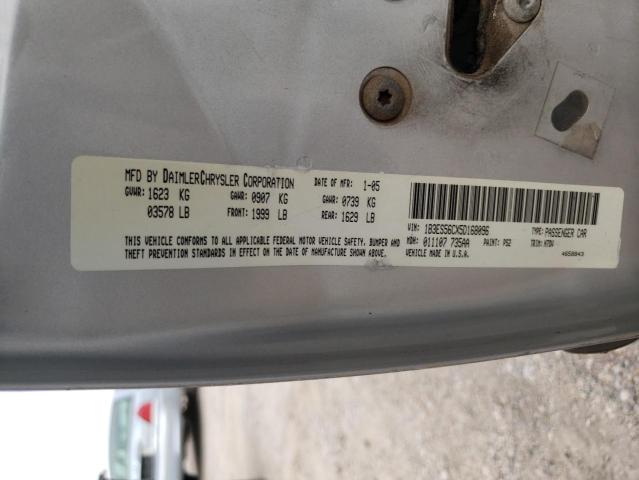 Photo 10 from auction – 2005 DODGE NEON with VIN 1B3ES56CX5D168096