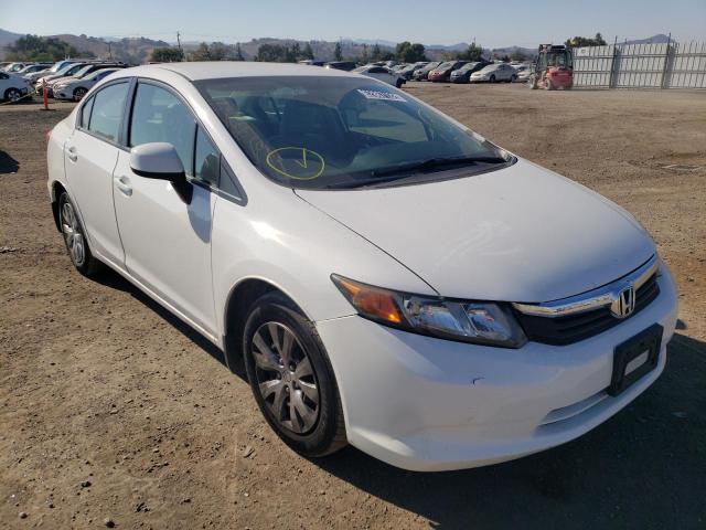HONDA CIVIC LX 2012 with VIN 19XFB2F57CE312296 - Photo from auction