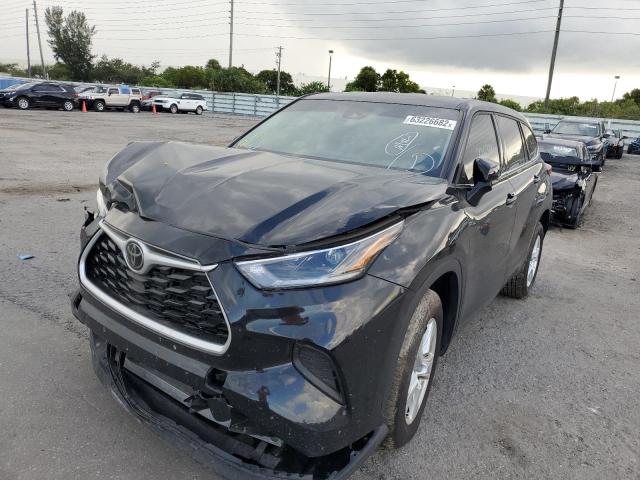 Photo 2 from auction – 2021 TOYOTA HIGHLANDER with VIN 5TDCZRAHXMS537845