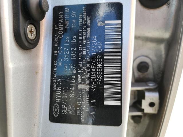 Photo 10 from auction – 2012 HYUNDAI ACCENT GLS with VIN KMHCU4AE4CU127264
