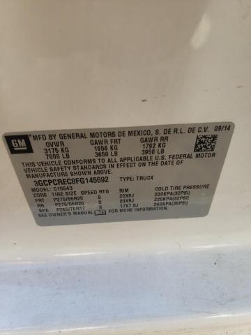 Photo 10 from auction – 2015 CHEVROLET SILVERADO with VIN 3GCPCREC8FG145692