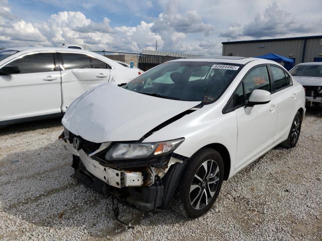 Photo 2 from auction – 2013 HONDA CIVIC EXL with VIN 19XFB2F91DE205149