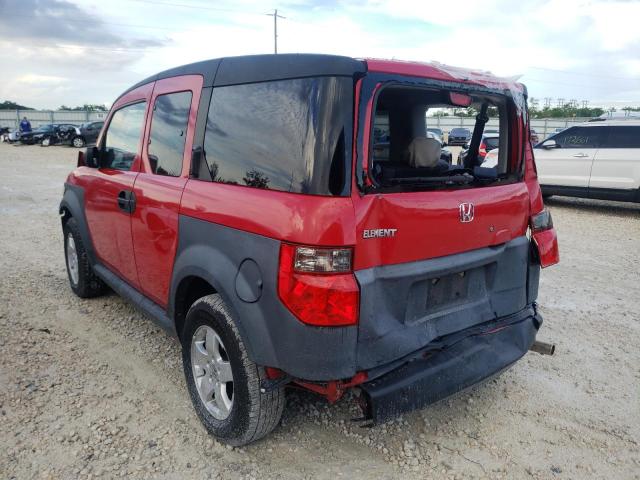 Photo 3 from auction – 2005 HONDA ELEMENT EX with VIN 5J6YH18695L003179