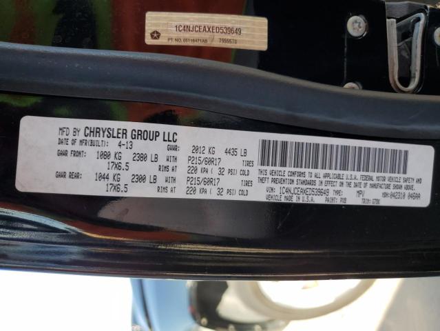 Photo 10 from auction – 2014 JEEP COMPASS LA with VIN 1C4NJCEAXED539649