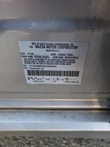 Photo 10 from auction – 2010 MAZDA 6 I with VIN 1YVHZ8BH5A5M00404