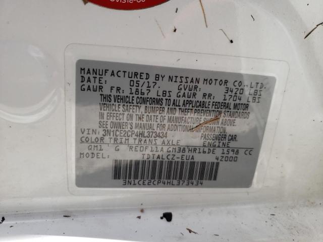 Photo 10 from auction – 2017 NISSAN VERSA NOTE with VIN 3N1CE2CP4HL373434