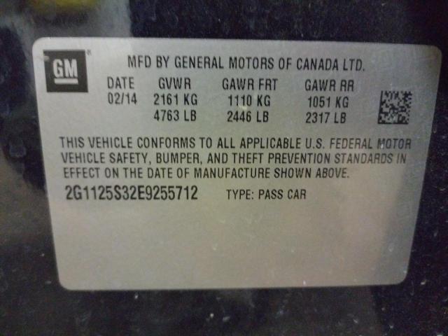 Photo 10 from auction – 2014 CHEVROLET IMPALA LT with VIN 2G1125S32E9255712