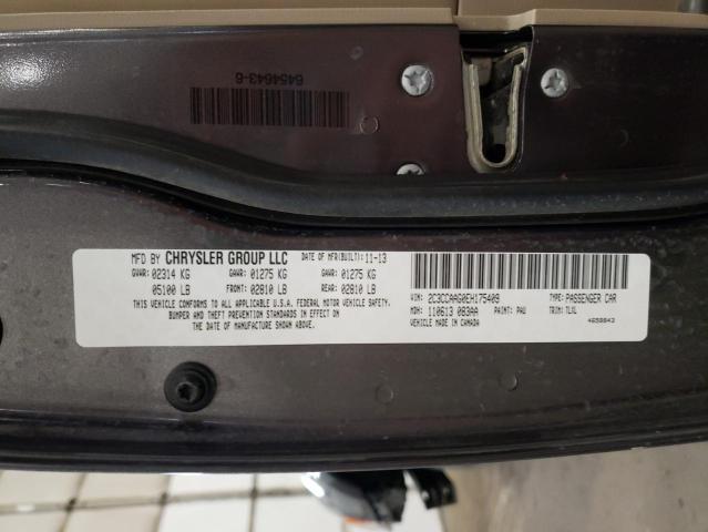 Photo 10 from auction – 2014 CHRYSLER 300 with VIN 2C3CCAAG0EH175409