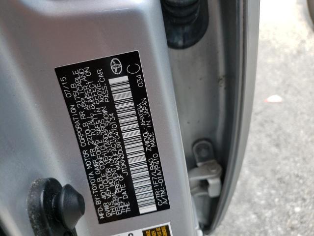 Photo 10 from auction – 2015 TOYOTA PRIUS with VIN JTDKN3DUXF0470134