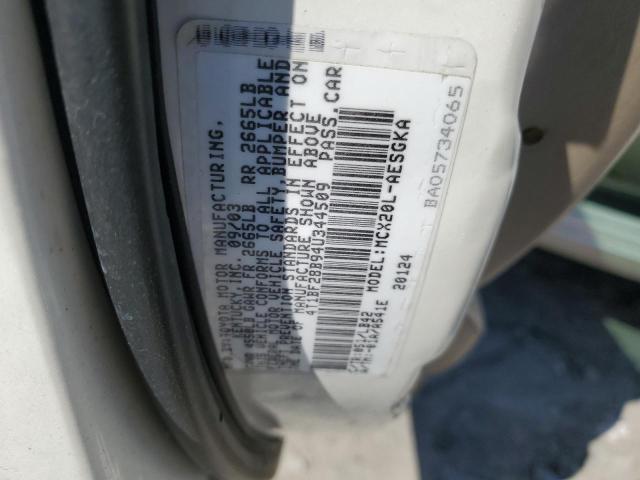 Photo 10 from auction – 2004 TOYOTA AVALON with VIN 4T1BF28B94U344509