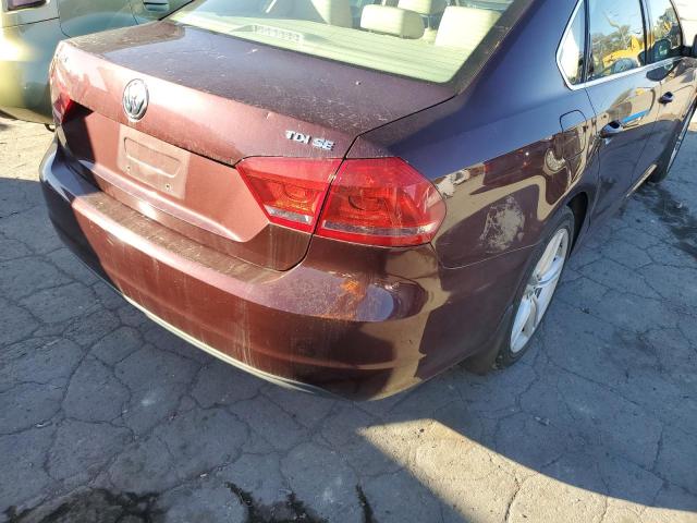 Photo 9 from auction – 2014 VOLKSWAGEN PASSAT SE with VIN 1VWBN7A30EC054624