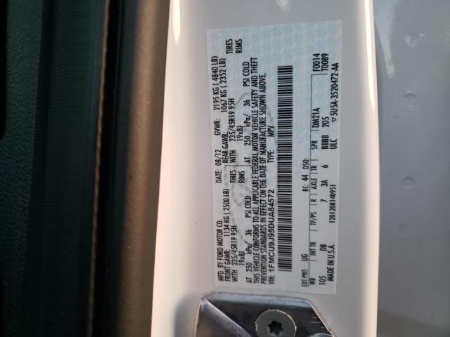 Photo 10 from auction – 2013 FORD ESCAPE TIT with VIN 1FMCU9J95DUA84572
