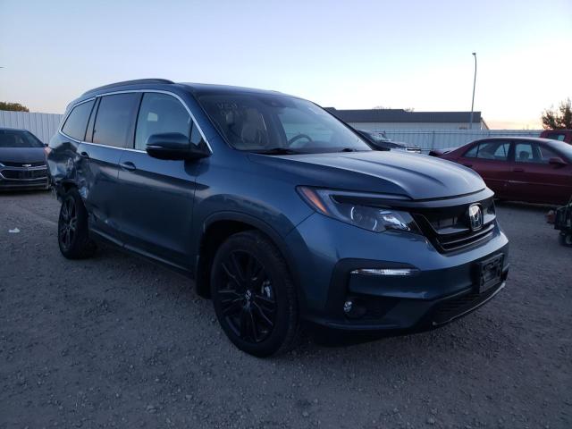 HONDA PILOT SE 2021 with VIN 5FNYF6H25MB048143 - Photo from auction