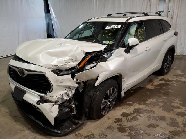 Photo 2 from auction – 2020 TOYOTA HIGHLANDER with VIN 5TDGZRBH0LS505436