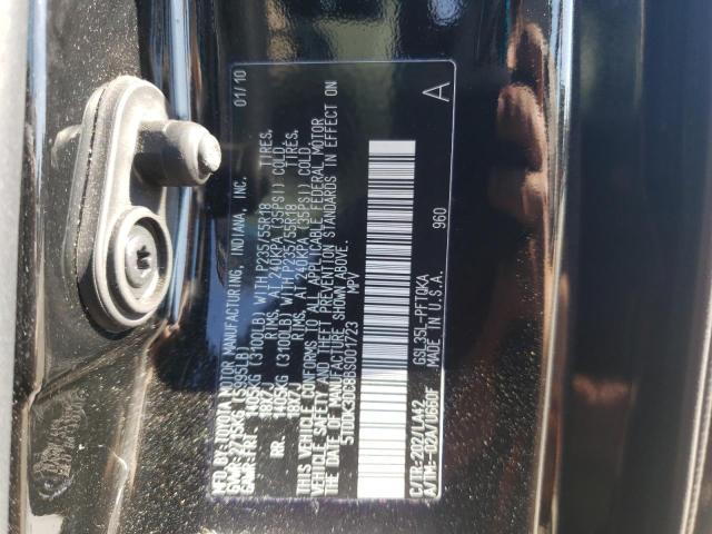 Photo 10 from auction – 2011 TOYOTA SIENNA XLE with VIN 5TDDK3DC8BS001723
