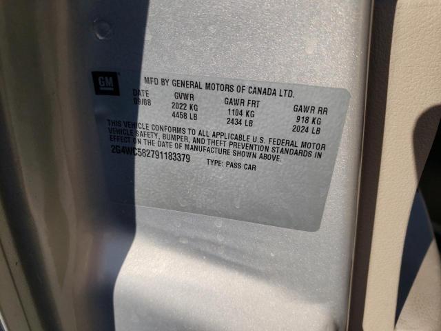 Photo 10 from auction – 2009 BUICK LACROSSE C with VIN 2G4WC582791183379