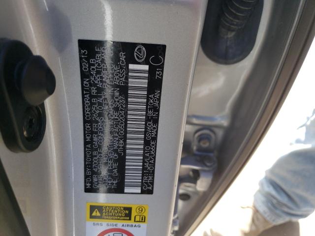 Photo 10 from auction – 2013 LEXUS ES 350 with VIN JTHBK1GG5D2047237
