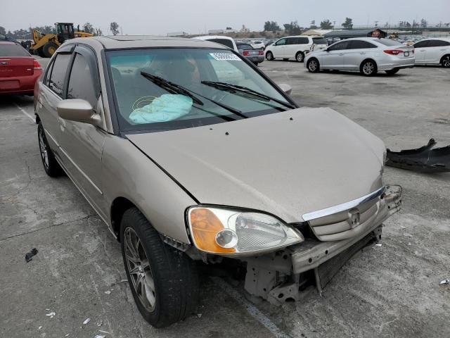 HONDA CIVIC EX 2002 with VIN 1HGES25722L071298 - Photo from auction