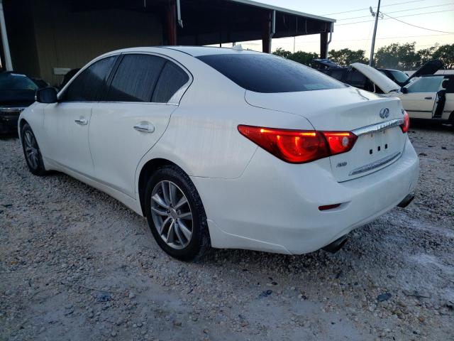 Photo 3 from auction – 2014 INFINITI Q50 BASE with VIN JN1BV7AR0EM707716