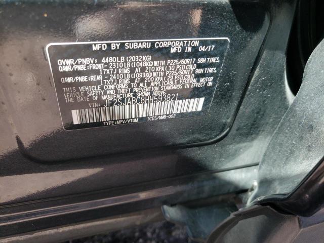 Photo 10 from auction – 2017 SUBARU FORESTER 2 with VIN JF2SJABC8HH593821