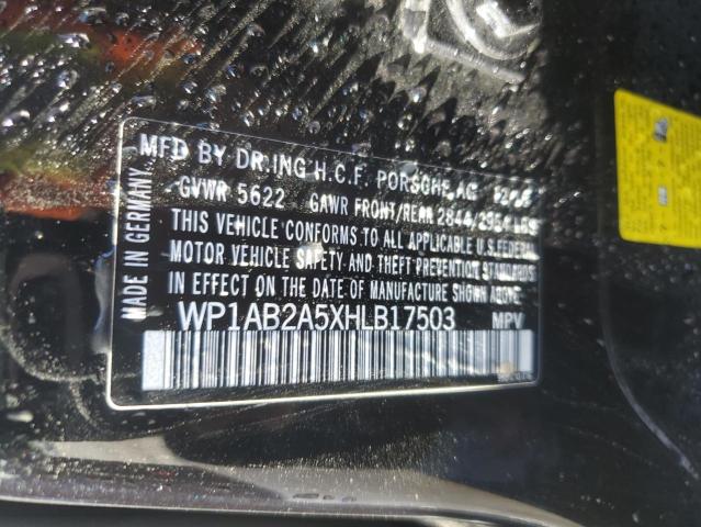 Photo 10 from auction – 2017 PORSCHE MACAN S with VIN WP1AB2A5XHLB17503