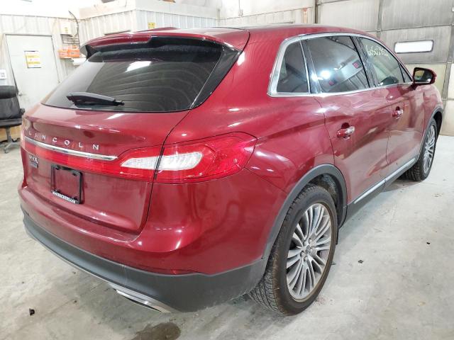 Photo 4 from auction – 2016 LINCOLN MKX RESERV with VIN 2LMTJ6LR9GBL27934