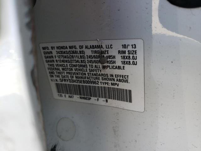 Photo 10 from auction – 2014 ACURA MDX with VIN 5FRYD3H25EB009962