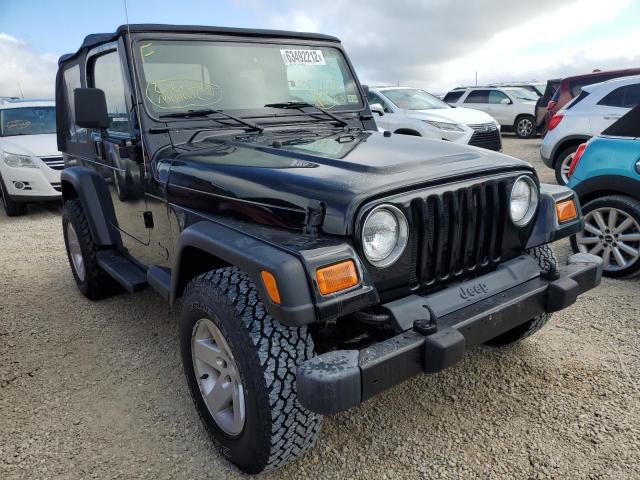 JEEP WRANGLER / 2002 with VIN 1J4FA49S72P766654 - Photo from auction
