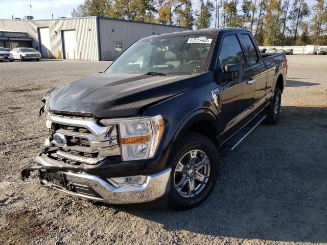 Photo 2 from auction – 2021 FORD F150 SUPER with VIN 1FTEX1EP3MKD91099