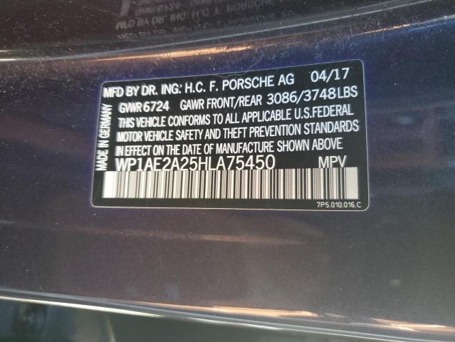 صورة رقم 10 من المزاد - 2017 PORSCHE CAYENNE SE مع VIN WP1AE2A25HLA75450