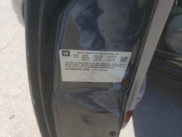 Photo 10 from auction – 2015 CHEVROLET IMPALA LIM with VIN 2G1WB5E32F1119629