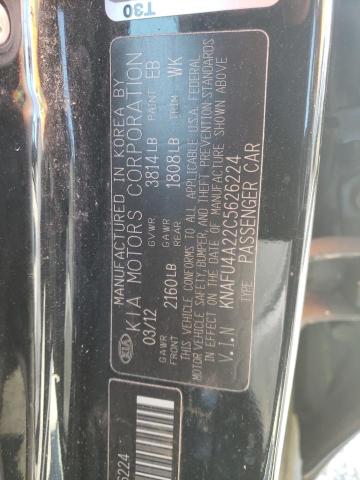 Photo 10 from auction – 2012 KIA FORTE EX with VIN KNAFU4A22C5626224