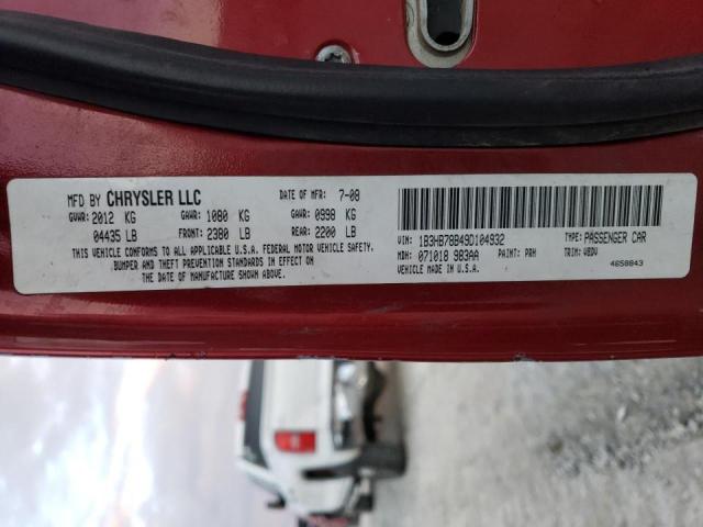 Photo 10 from auction – 2009 DODGE CALIBER R/ with VIN 1B3HB78B49D104932