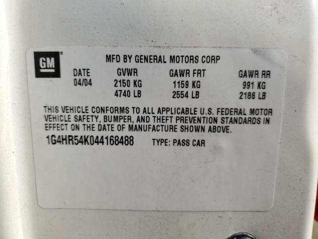 Фото 10 с аукциона – 2004 BUICK LESABRE LI с VIN 1G4HR54K044168488