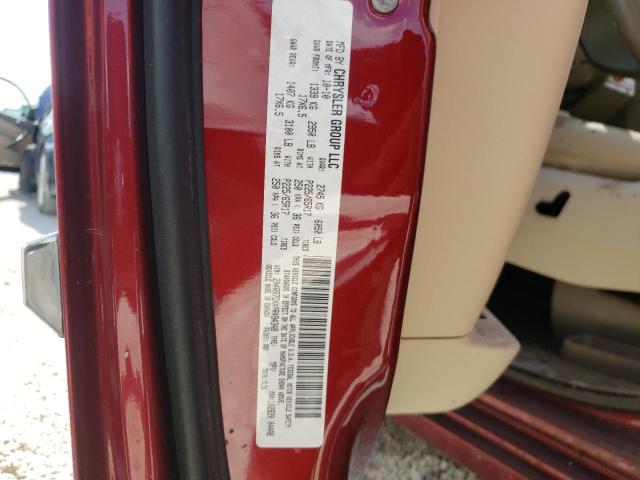 Photo 10 from auction – 2010 CHRYSLER TOWN & COU with VIN 2A4RR7DXXAR494348