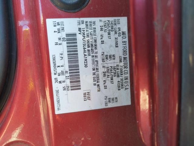 Photo 10 from auction – 2004 FORD EXPEDITION with VIN 1FMPU15L64LA19230