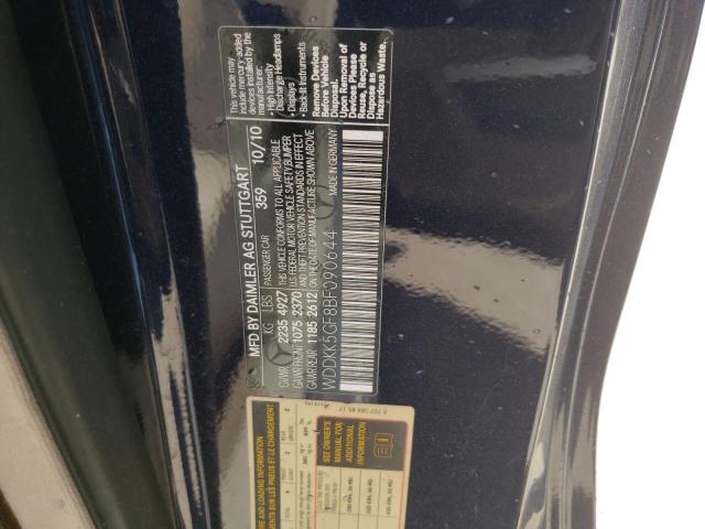 Photo 10 from auction – 2011 MERCEDES-BENZ E 350 with VIN WDDKK5GF8BF090644