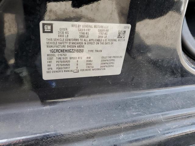 Photo 10 from auction – 2016 CHEVROLET SILVERADO with VIN 1GCRCNEH8GZ216050