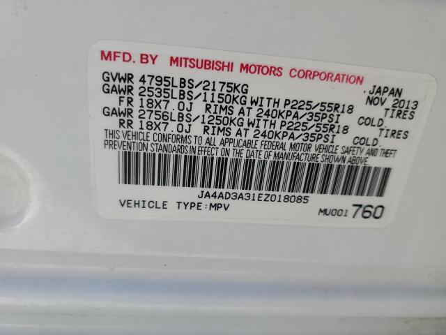 Photo 10 from auction – 2014 MITSUBISHI OUTLANDER with VIN JA4AD3A31EZ018085