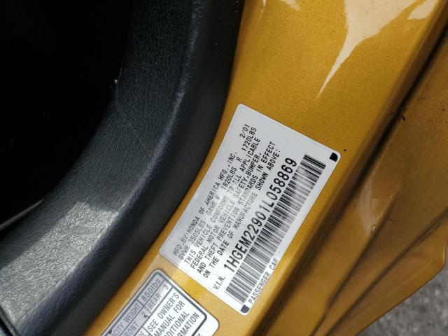 Photo 10 from auction – 2001 HONDA CIVIC SI with VIN 1HGEM22901L058869