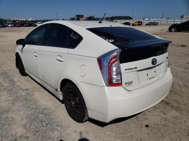 Photo 3 from auction – 2012 TOYOTA PRIUS with VIN JTDKN3DU7C5451961